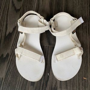 Teva white sandals